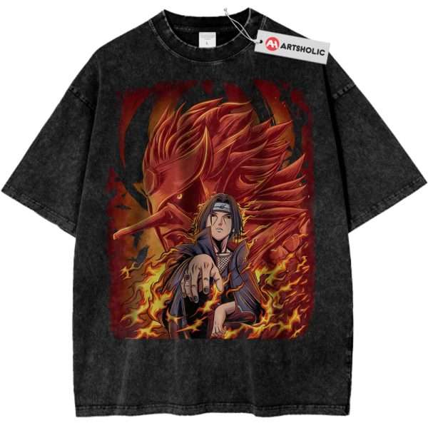 Itachi Uchiha Shirt, Akatsuki Shirt, Naruto Shirt, Anime Shirt, Vintage T-Shirt