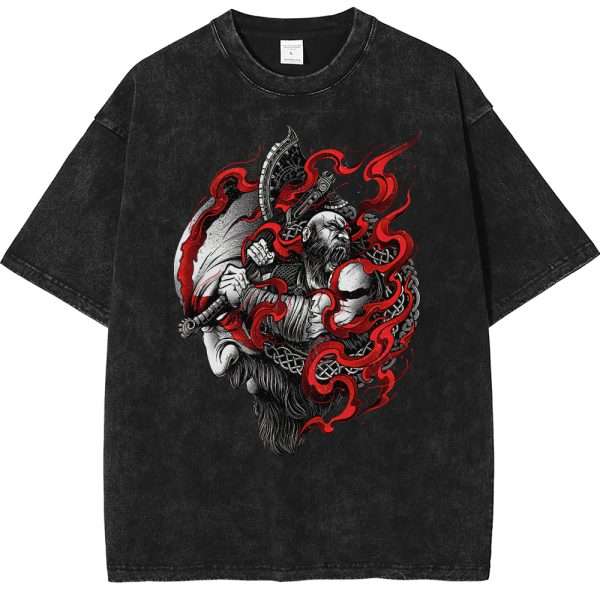 Kratos Shirt, God of War Shirt, Game Vintage Oversized Tee