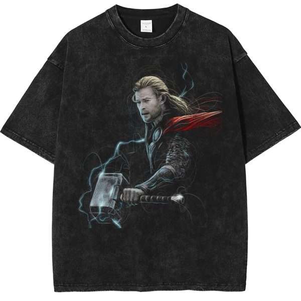 Thor Shirt, Marvel Comics Shirt, Vintage Oversized Tee