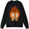 Calcifer Howl's Moving Castle Long Sleeve, Studio Ghibli Long Sleeve, Anime Long Sleeve, Vintage Long Sleeve Tee