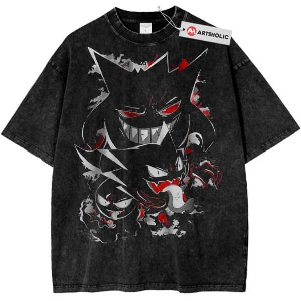 Gengar Gatsly Haunter Shirt, Pokemon Shirt, Anime Shirt, Vintage T-Shirt