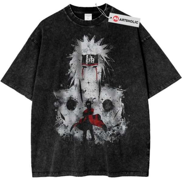 Jiraiya Shirt, Naruto Shirt, Vintage Tee