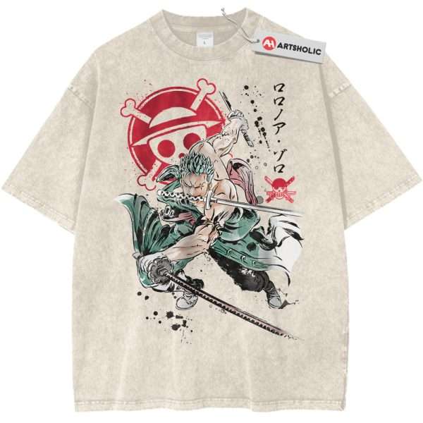 Roronoa Zoro Shirt, One Piece Shirt, Anime Shirt, Vintage Tee