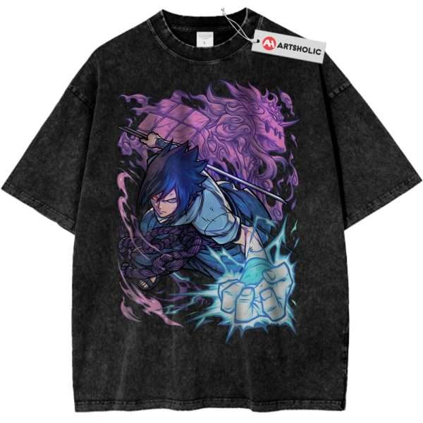 Sasuke Uchiha Shirt, Naruto Shirt, Anime Shirt, Vintage T-Shirt