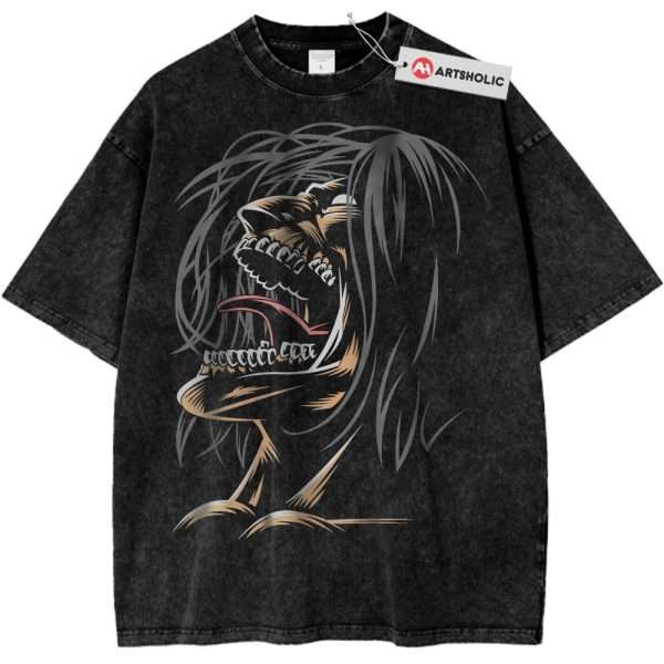 Eren Yeager Shirt, Attack On Titan Shirt, AOT Shirt, Anime Shirt, Vintage T-Shirt