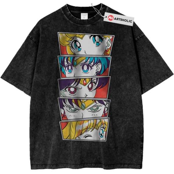 Sailor Moon Shirt, Anime Shirt, Vintage T-Shirt - Black, L