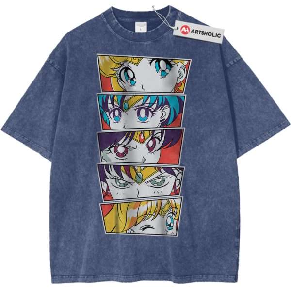 Sailor Moon Shirt, Anime Shirt, Vintage T-Shirt - Dark Blue, 2XL