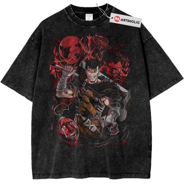 Guts Shirt, Berserk Shirt, Anime Shirt, Vintage Tee