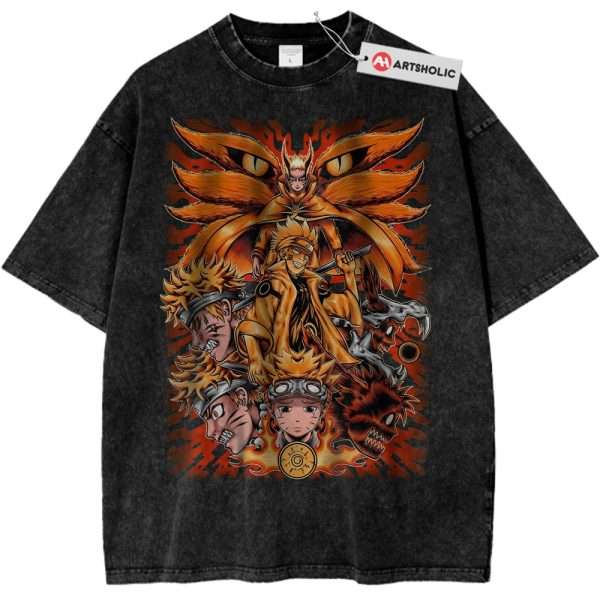 Kurama Shirt, Naruto Uzumaki Shirt, Anime Shirt, Vintage T-Shirt