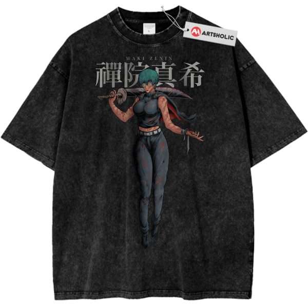Maki Zenin Shirt, Jujutsu Kaisen Shirt, Anime Shirt, Vintage Tee