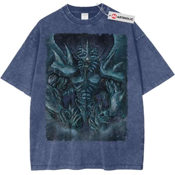 Obelisk the Tormentor Shirt, Anime Shirt, Vintage Tee - Blue, XL