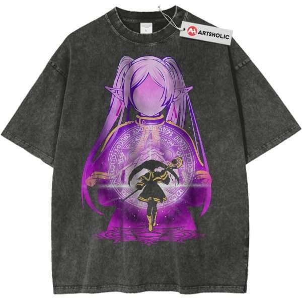 Frieren: Beyond Journey's End Shirt, Anime Shirt, Vintage Tee - Pirate Gray, L