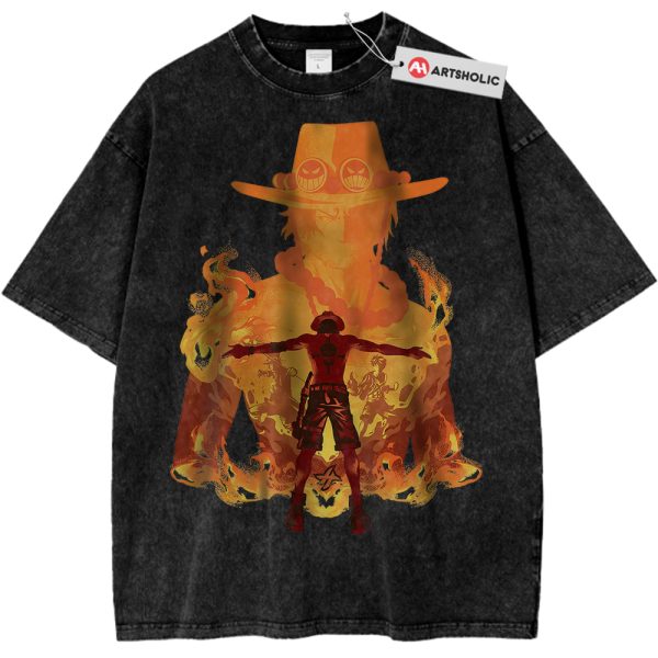 Portgas D Ace Shirt, One Piece Shirt, Anime Shirt, Vintage Tee