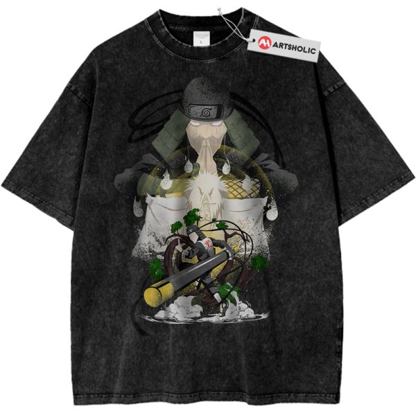 Hiruzen Sarutobi Shirt, Naruto Shirt, Anime Shirt, Vintage Tee