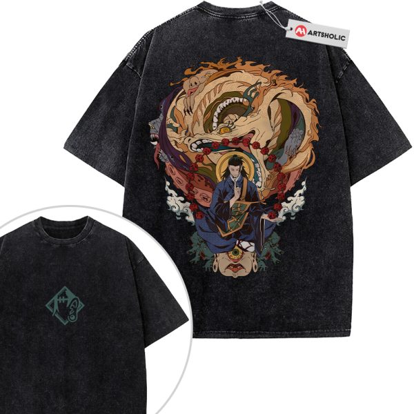 Suguru Geto Shirt, Jujutsu Kaisen Shirt, Anime Shirt, Vintage T-Shirt 2-Sided