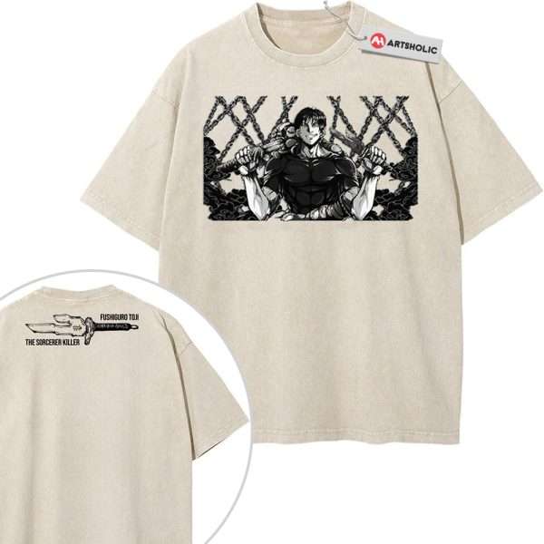 Toji Fushiguro Shirt, Jujutsu Kaisen Shirt, Anime Shirt, Vintage T-Shirt 2-Sided
