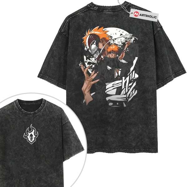 Ichigo Kurosaki Shirt, Bleach Shirt, Anime Shirt, Vintage T-Shirt 2-Sided