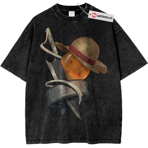 One Piece Shirt, Naruto Shirt, Dragon Ball Z Shirt, Bleach Shirt, Anime Shirt, Vintage T-Shirt