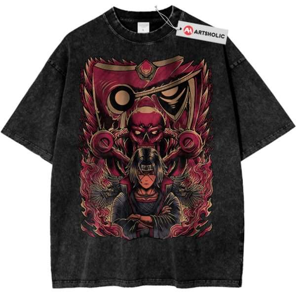 Itachi Uchiha Shirt, Akatsuki Shirt, Naruto Shirt, Anime Shirt, Vintage T-Shirt