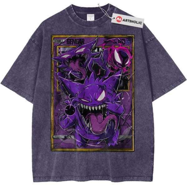 Gengar Shirt, Pokemon Shirt, Anime Shirt, Vintage Tee