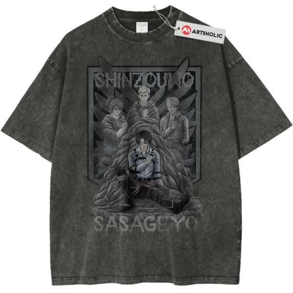 Levi Ackerman Shirt, Attack On Titan Shirt, AOT Shirt, Anime Shirt, Vintage Tee
