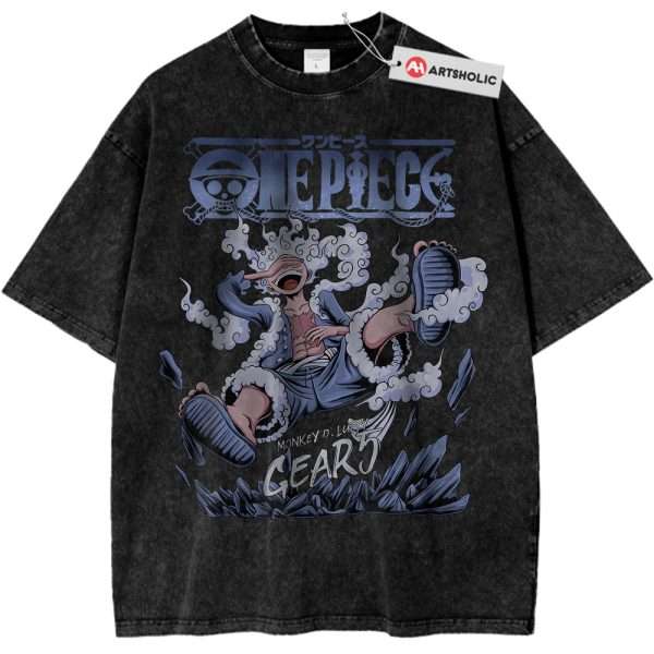 Monkey D Luffy Gear 5 Shirt, One Piece Shirt, Anime Shirt, Vintage T-Shirt