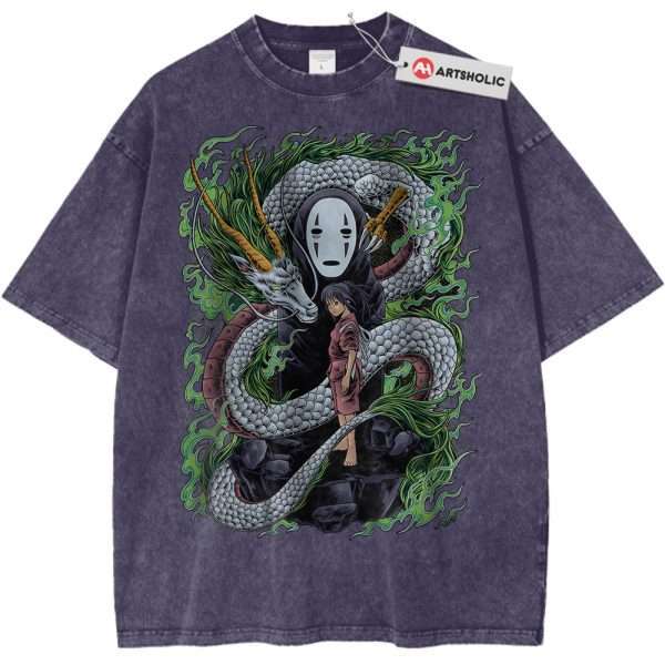 Spirited Away Shirt, Studio Ghibli Shirt, Anime Shirt, Vintage Tee - Purple Haze, L