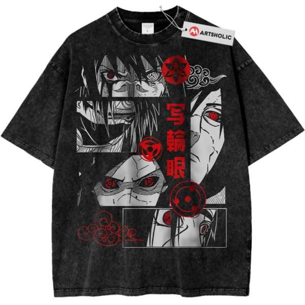 Sharingan Shirt, Naruto Shirt, Anime Shirt, Vintage T-Shirt