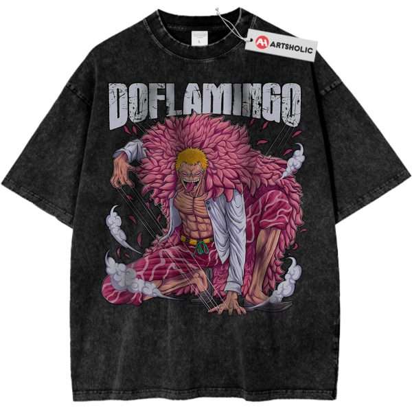 Donquixote Doflamingo Shirt, One Piece Shirt, Anime Shirt, Vintage T-Shirt