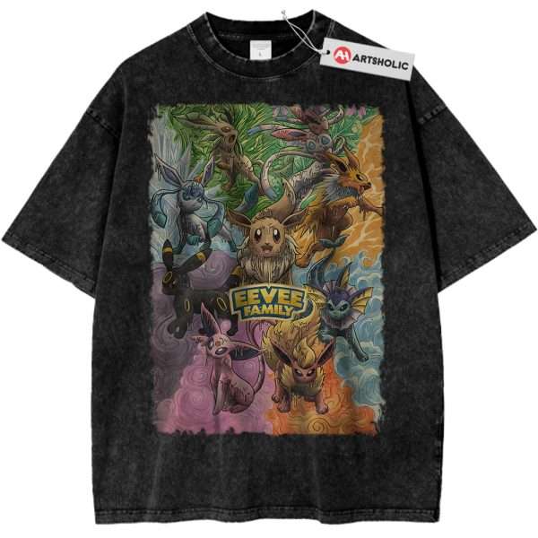 Eevee Shirt, Pokemon Shirt, Anime Shirt, Vintage Tee