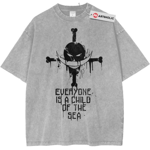 Whitebeard Shirt, One Piece Shirt, Anime Vintage T-Shirt