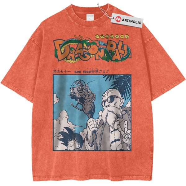 Dragon Ball Z Shirt, DBZ Shirt, Anime Shirt, Vintage T-Shirt - Orange, L