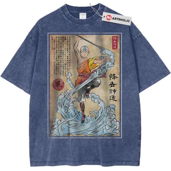 Aang Shirt, Avatar the Last Airbender Shirt, Animated Shirt, Vintage Tee - Blue, XL