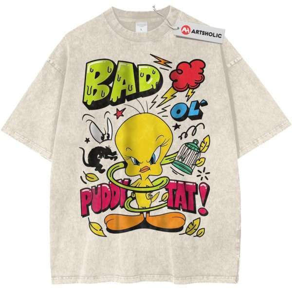 Tweety Shirt, Looney Tunes Shirt, Cartoon Shirt, Vintage Tee