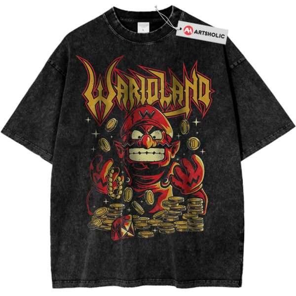 Wario Land: Super Mario Shirt, Game Shirt, Vintage Tee