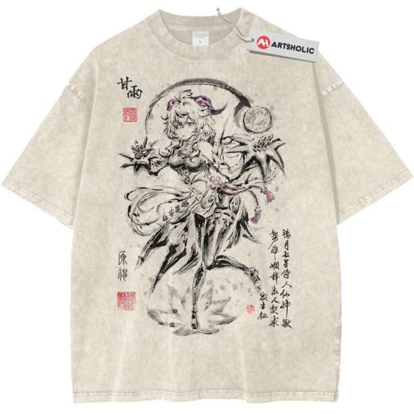 Ganyu Shirt, Genshin Impact Shirt, Game Shirt, Vintage T-Shirt