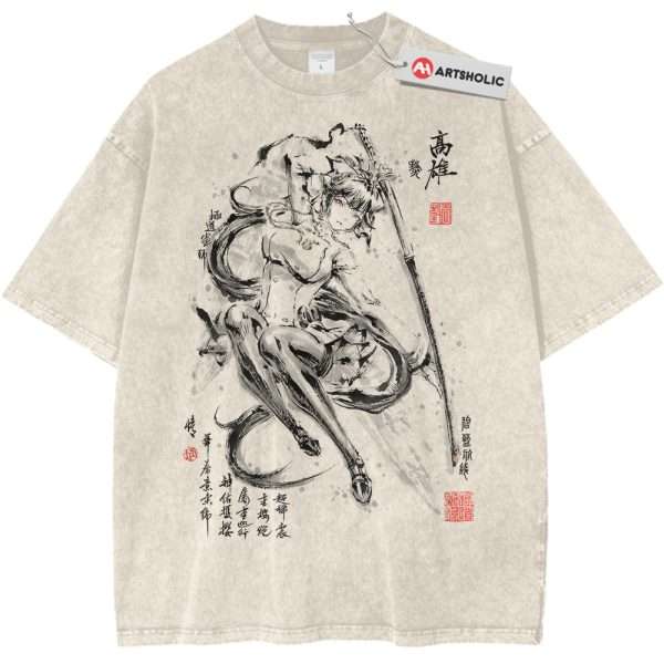 Takao Shirt, Azur Lane Shirt, Game Shirt, Vintage Tee