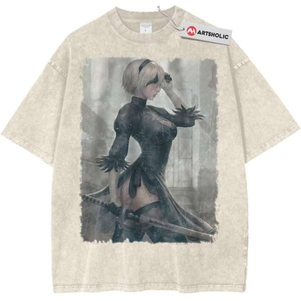 2B Shirt, NieR:Automata Shirt, Game Shirt, Vintage Tee