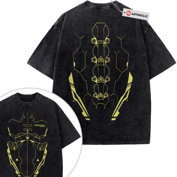 Sandevistan Shirt, Cyberpunk Shirt, Game Shirt, Vintage T-Shirt 2-Sided