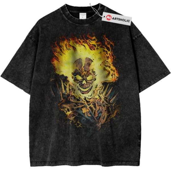 Ghost Rider Shirt, Marvel Comics Shirt, Vintage T-Shirt