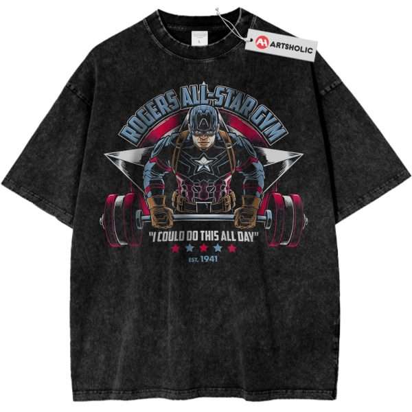 Captain America Shirt, Marvel Comics Shirt, Vintage T-Shirt