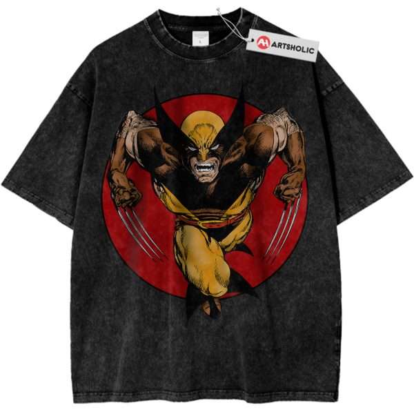 Wolverine Shirt, X-Men Shirt, Marvel Comics Shirt, Vintage T-Shirt - Black, XL
