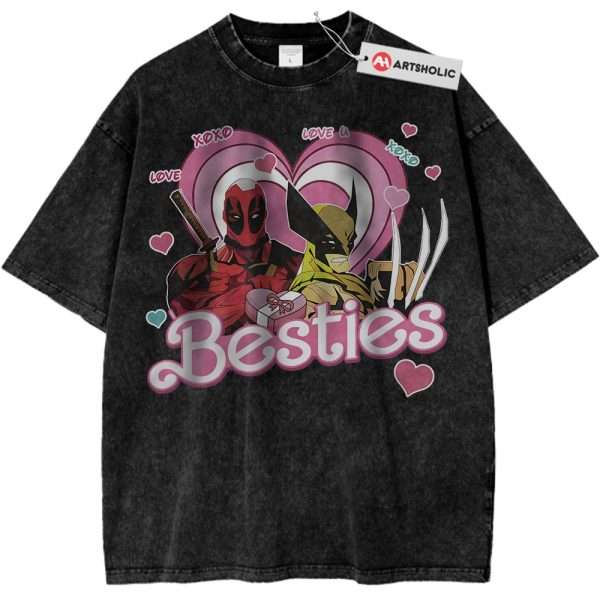 Deadpool vs Wolverine Shirt, Marvel Comics Shirt, Vintage T-Shirt