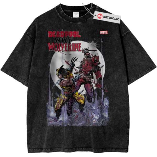 Deadpool Shirt, Wolverine Shirt, Marvel Comics Shirt, Vintage Tee
