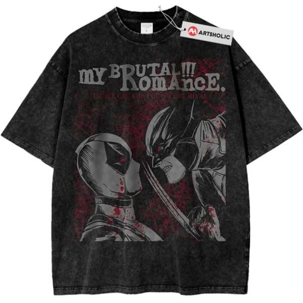 Deadpool vs Wolverine Shirt, Marvel Comics Shirt, Vintage T-Shirt