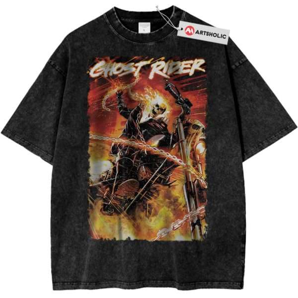Ghost Rider Shirt, Marvel Comics Shirt, Vintage T-Shirt