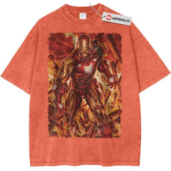 Iron Man Shirt, Marvel Comics Shirt, Vintage T-Shirt