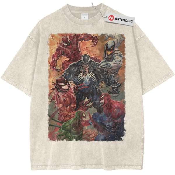 Venom Shirt, Carnage Shirt, Marvel Comics Shirt, Vintage Tee - Apricot, XL