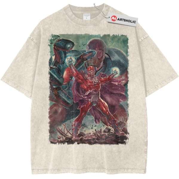 Magneto Shirt, Sentinel Shirt, Marvel Comics Shirt, Vintage Tee - Apricot, L