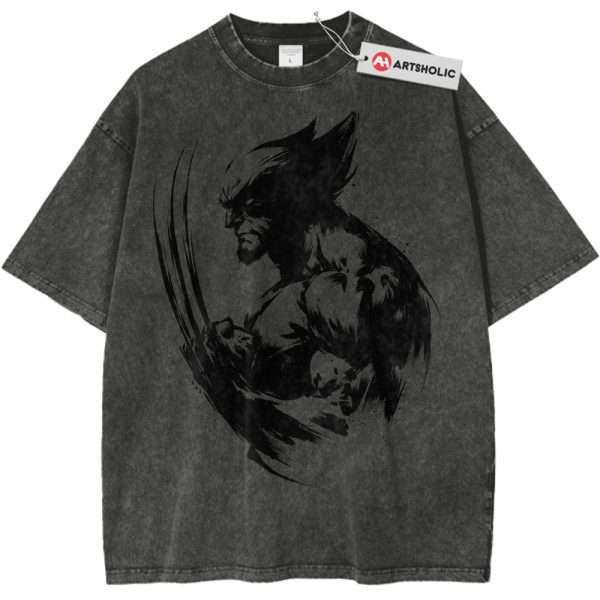 Wolverine Shirt, X-Men Shirt, Marvel Comics Shirt, Vintage Tee - Pirate Gray, XL